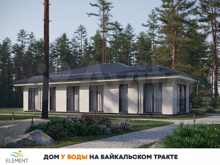 Коттедж 150 м² на участке 10 сот.