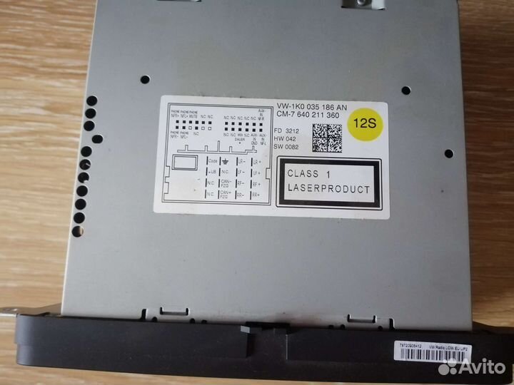 Магнитола штатная фольксваген