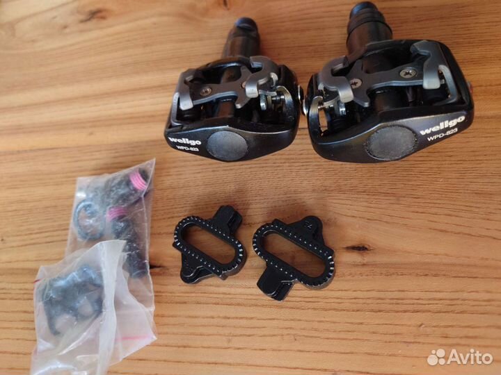 Педали контактные мтб mtb Wellgo новые