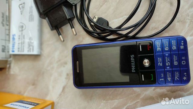 Телефон Philips E182 Blue объявление продам