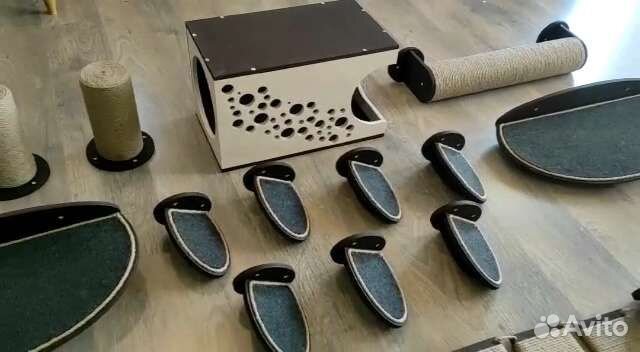 Настенный комплекс / дом для кошек