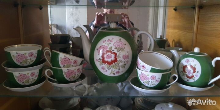 Сервиз кофейный чайный ГДР,сервиз Япония