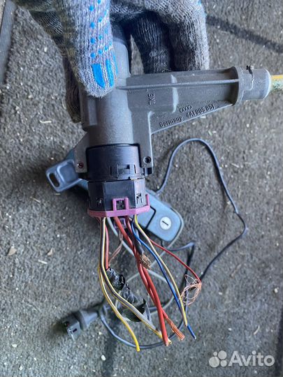 Замок зажигания комплект ауди а6 100 с4