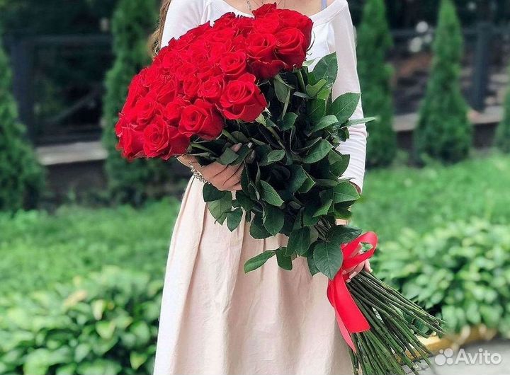101 Роза Цветы Букеты 51 25 Роз Доставка