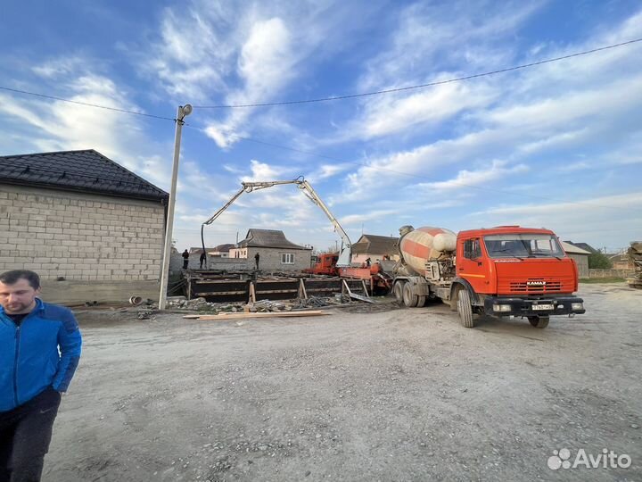 Услуги автобетононасоса