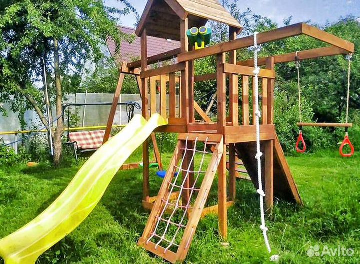 Детская деревянная площадка