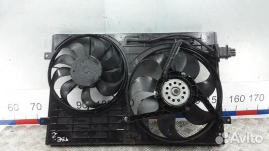 Вентилятор радиатора volkswagen polo 4 (9N) (TBE02