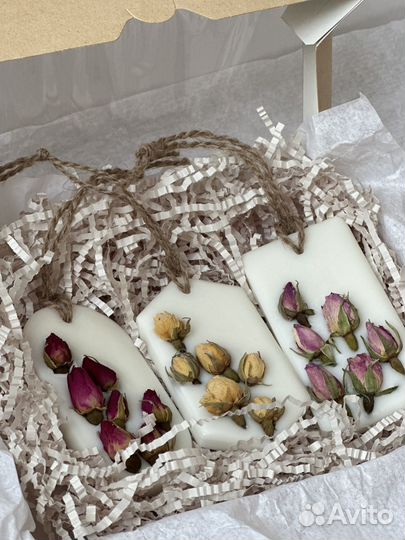 Подарочный набор на 8 марта аромасаше 3 шт