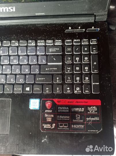 Ноутбук msi