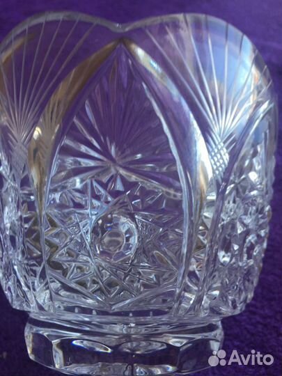 Хрустальная ваза, конфетница. СССР 70 е годы