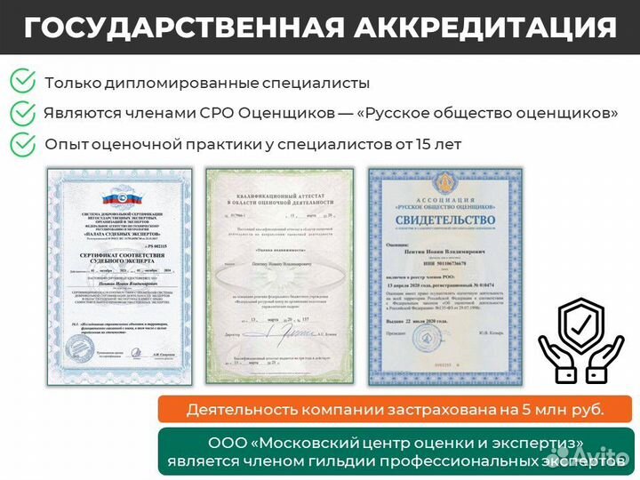 Оценка недвижимости, оценщик
