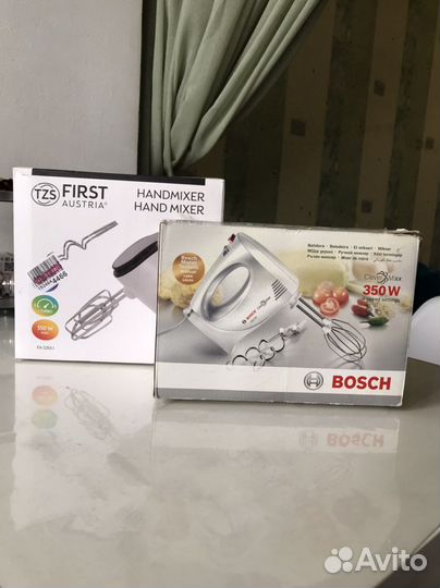 Ручной миксер bosch и first