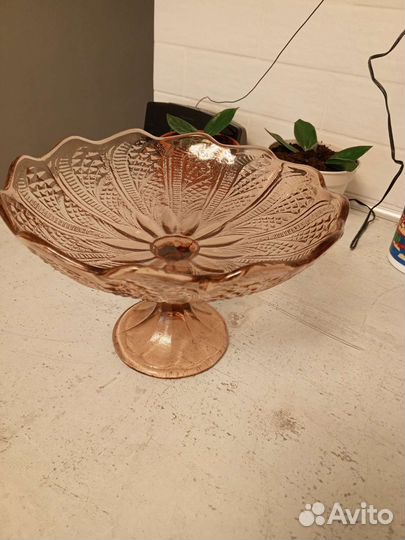 Конфетница/ фруктовница на ножке, ваза для конфет