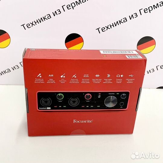 Звуковая карта Focusrite Scarlett 4i4 3rd Gen