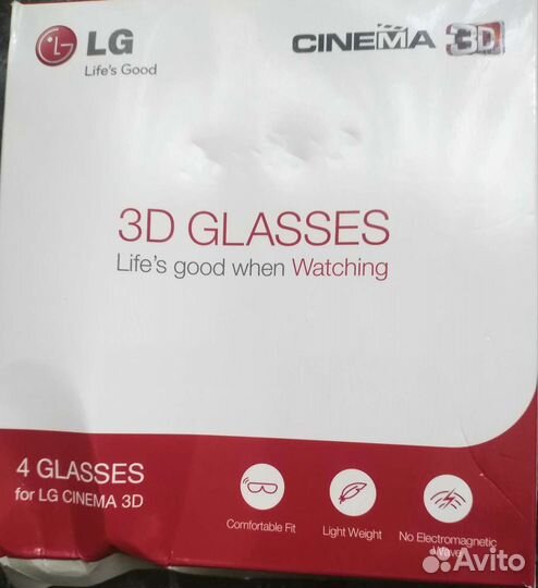 Очки 3D очки lg