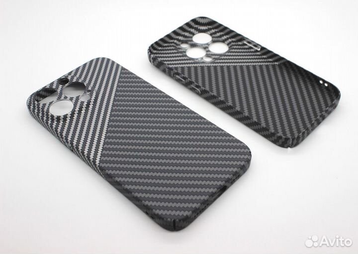 Чехол на iPhone 15 Pro/15 Pro Max Carbon