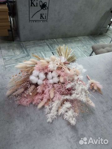 Свадебные букеты из сухоцветов/букет невесты