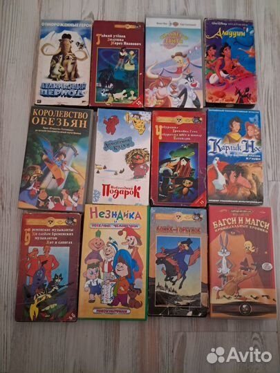 Видеокассеты мультфильмы