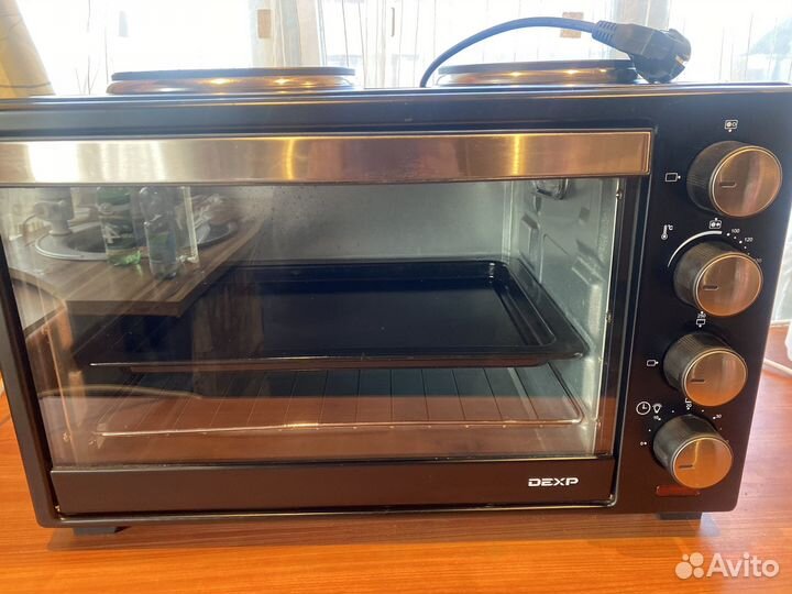 Электропечь dexp VN-3000 HP черная(30л,1600 Вт)