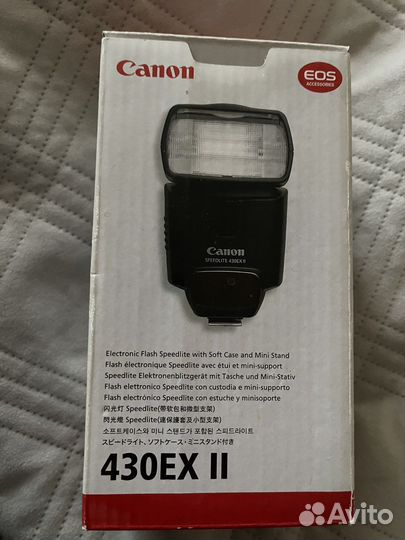 Вспышка камеры canon 430 ex ii