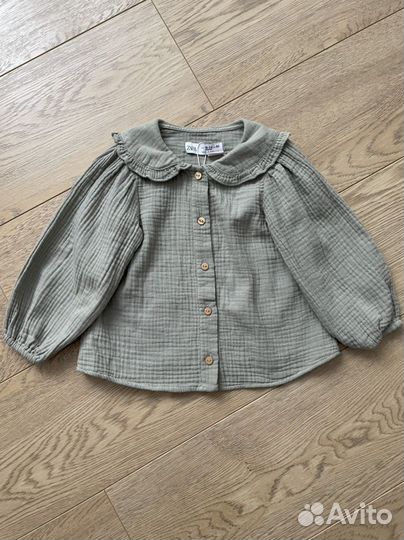 Рубашка zara для девочки