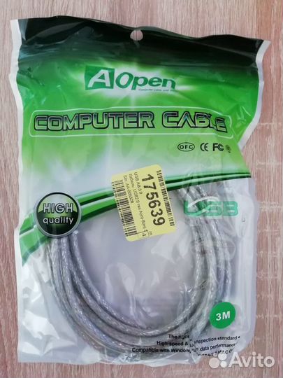 Кабель питания и кабель USB