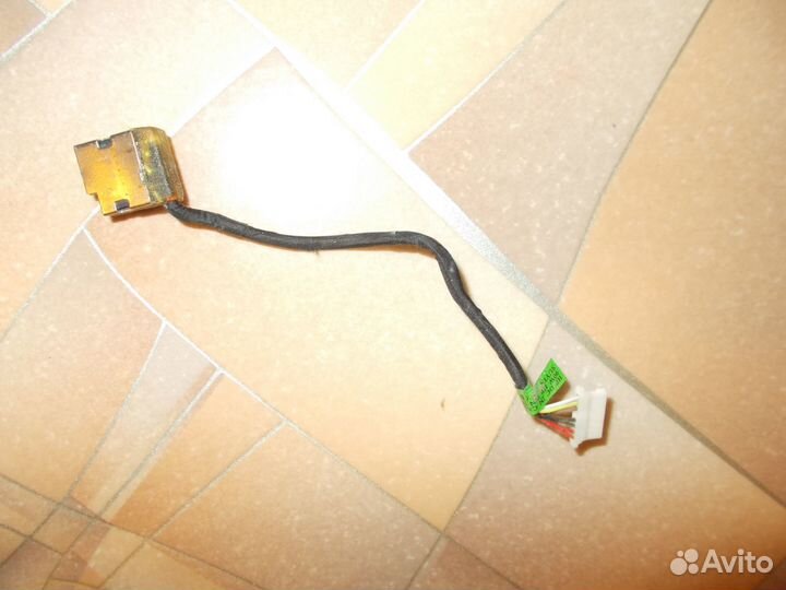 Провод питания со штекером на ноутбук HP (узкий вх