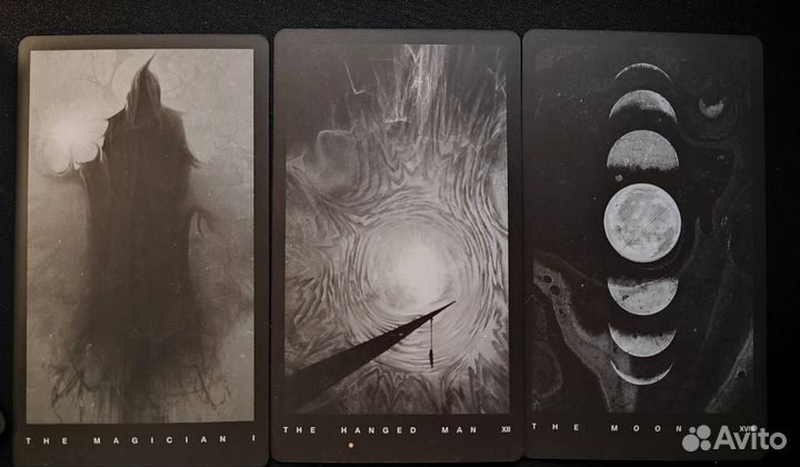 Черное таро The Black Tarot by Victoria Iva