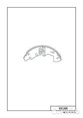 K9968-01 колодки барабанные Suzuki Grand Escud