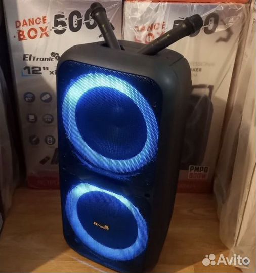 Беспроводная колонка 800вт / 2 микро/ bluetooth