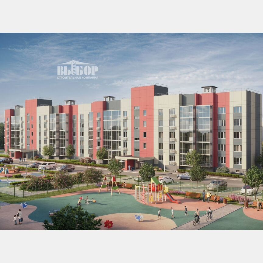 2-к. квартира, 58,4 м², 1/5 эт.