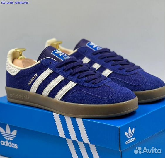 Кроссовки Adidas Gazelle Navy (Арт.83639)