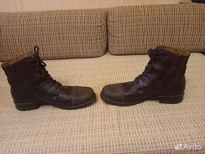 Берцы кожанные 45-46р