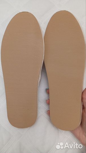 Тапочки женские розовые с помпоном