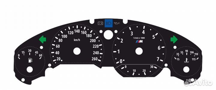 Шкалы приборов BMW 3 E36 (90-00)