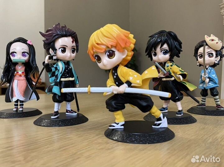 Аниме фигурки клинок рассекающий демонов