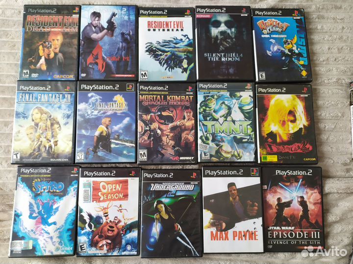 Игры для ps2 поштучно или комплектом