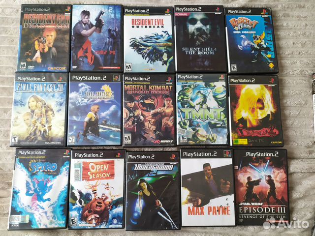 Игры для ps2 поштучно или комплектом