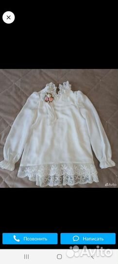 Блузка маленькая леди 140