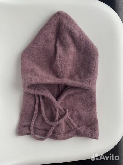 Капор+варежки из пуха норки