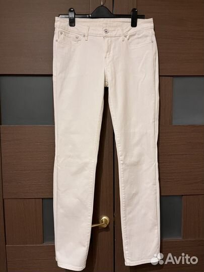 Белые джинсы levis, размер M
