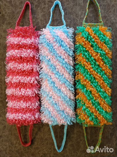 Мочалка ручной работы