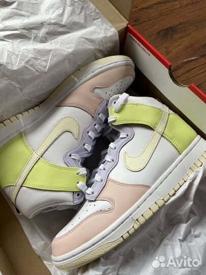 Оригинальные Кроссовки женские nike dunk high