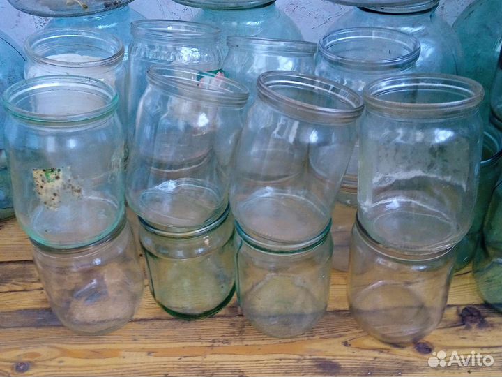 Банка стеклянная 0,5, 0,7, 1, 2, 3 литровые
