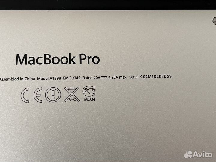 Ноутбук Apple MacBook Pro 15 2014 1Tb i7 2.6