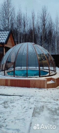 Павильон для бассейна. Купол для бассейна