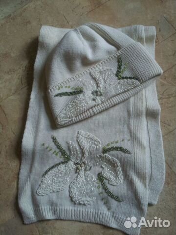 Комплект.вышивка ручной работы