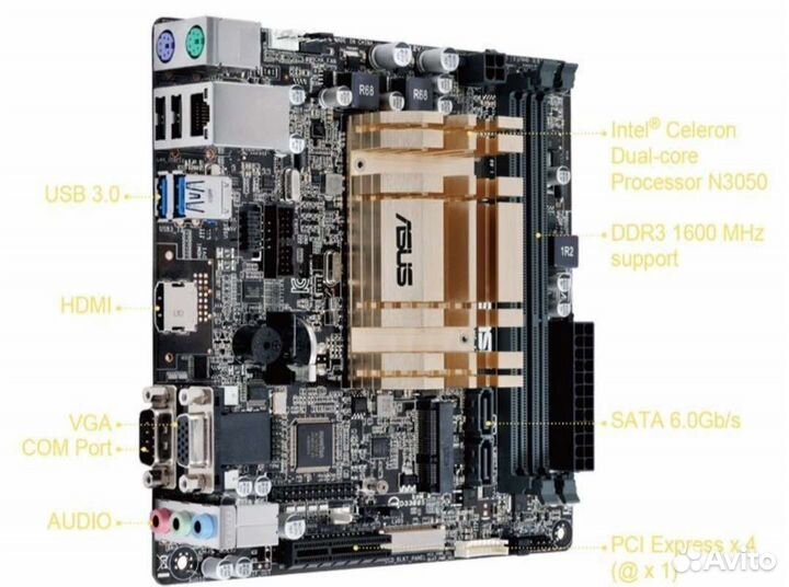 Материнская плата Asus N3050I-C