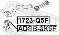 Тяга стабилизатора передняя audi A4 avant (8K5)