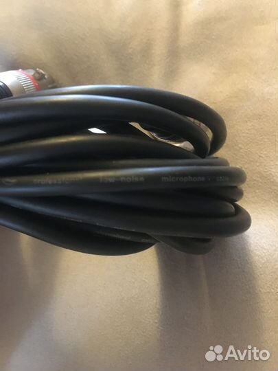 Кабель для микрофона professional low-noise microp